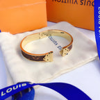 Louis Vuitton Monogram Leather Bracelet – Luxury Jewelry – product image 5