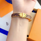 Louis Vuitton Monogram Leather Bracelet – Luxury Jewelry – product image 8