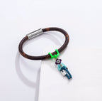 Louis Vuitton Monogram Puppet Pendant Leather Bracelet – Luxury Jewelry – product image 4