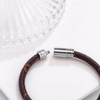 Louis Vuitton Monogram Puppet Pendant Leather Bracelet – Luxury Jewelry – product image 9