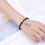 Louis Vuitton Monogram Puppet Pendant Leather Bracelet – Luxury Jewelry – product image 13