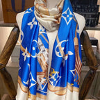 Louis Vuitton Monogram Satin Scarf Shawl for Women – product image 7