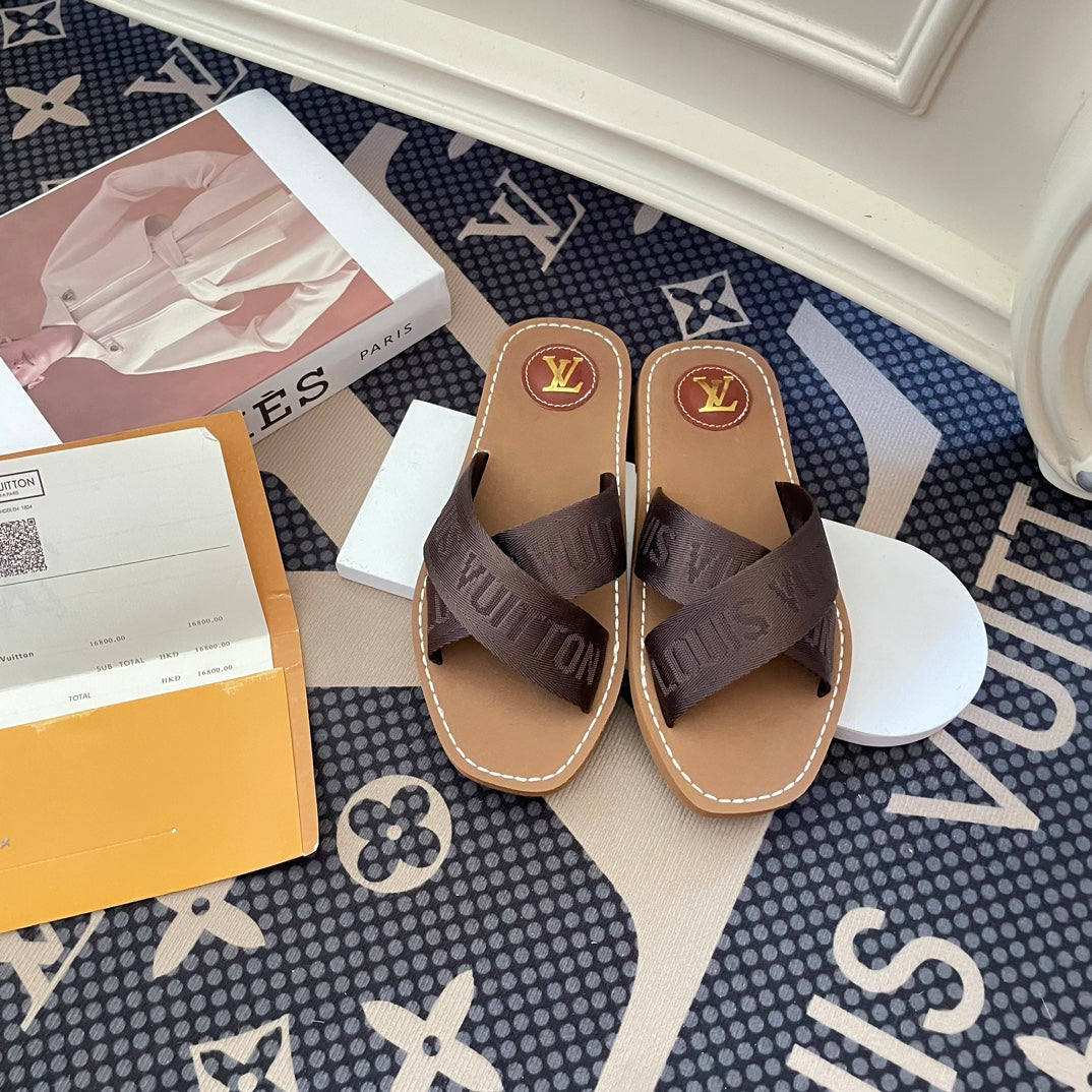 Louis Vuitton New Cross Strap Slippers Sandals – sandals product image 10