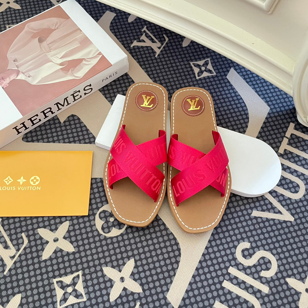 Louis Vuitton New Cross Strap Slippers Sandals – sandals product image 12