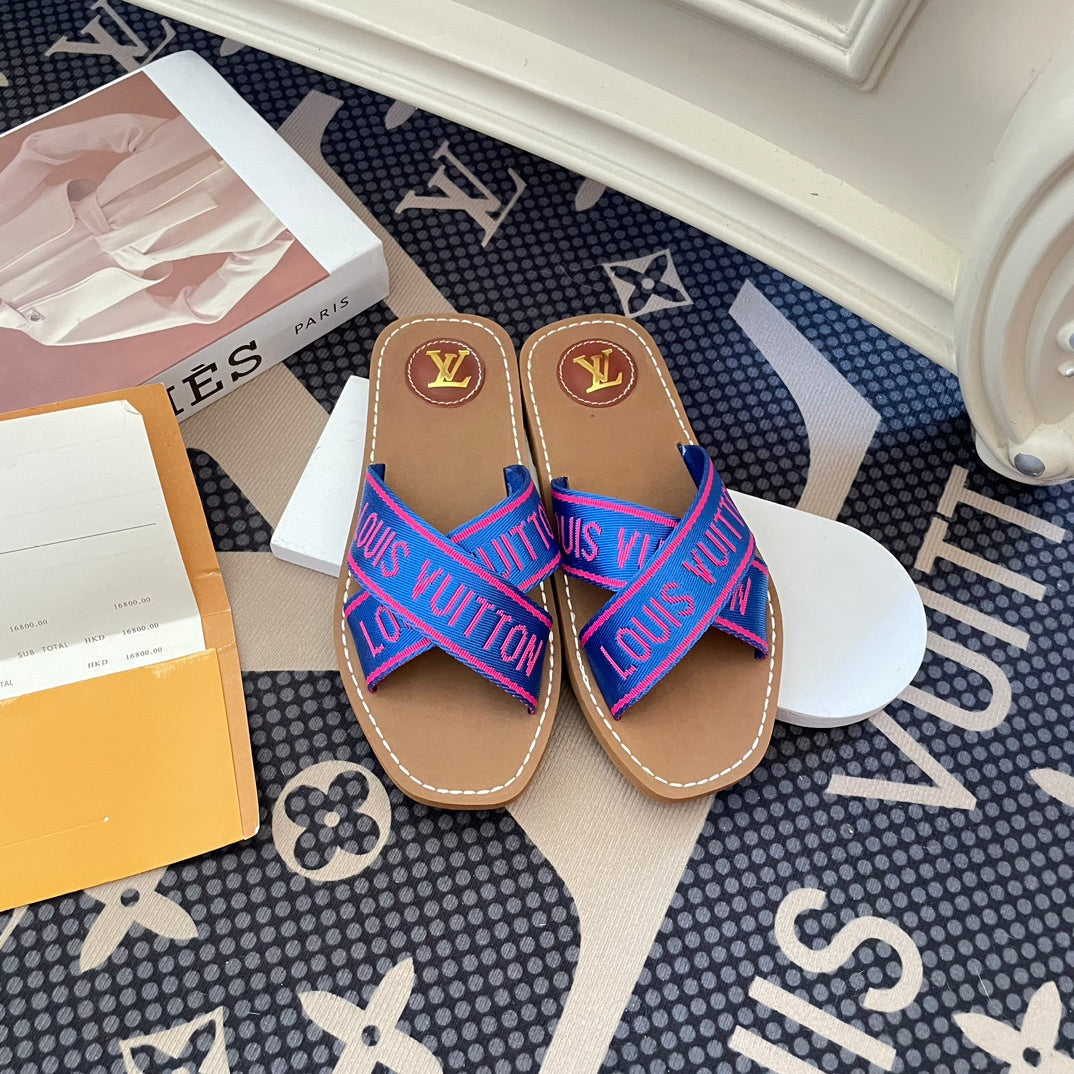 Louis Vuitton New Cross Strap Slippers Sandals – sandals product image 8
