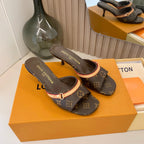 Louis Vuitton New Monogram Heel Sandals – sandals product image 2