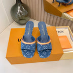 Louis Vuitton New Monogram Heel Sandals – sandals product image 6