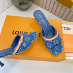 Louis Vuitton New Monogram Heel Sandals – sandals product image 7