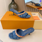 Louis Vuitton New Monogram Heel Sandals – sandals product image 8
