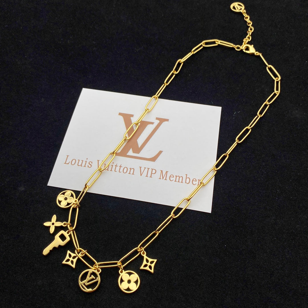 Louis Vuitton Oval Ring Key Pendant Bracelet Necklace – Luxury Jewelry – product image 6