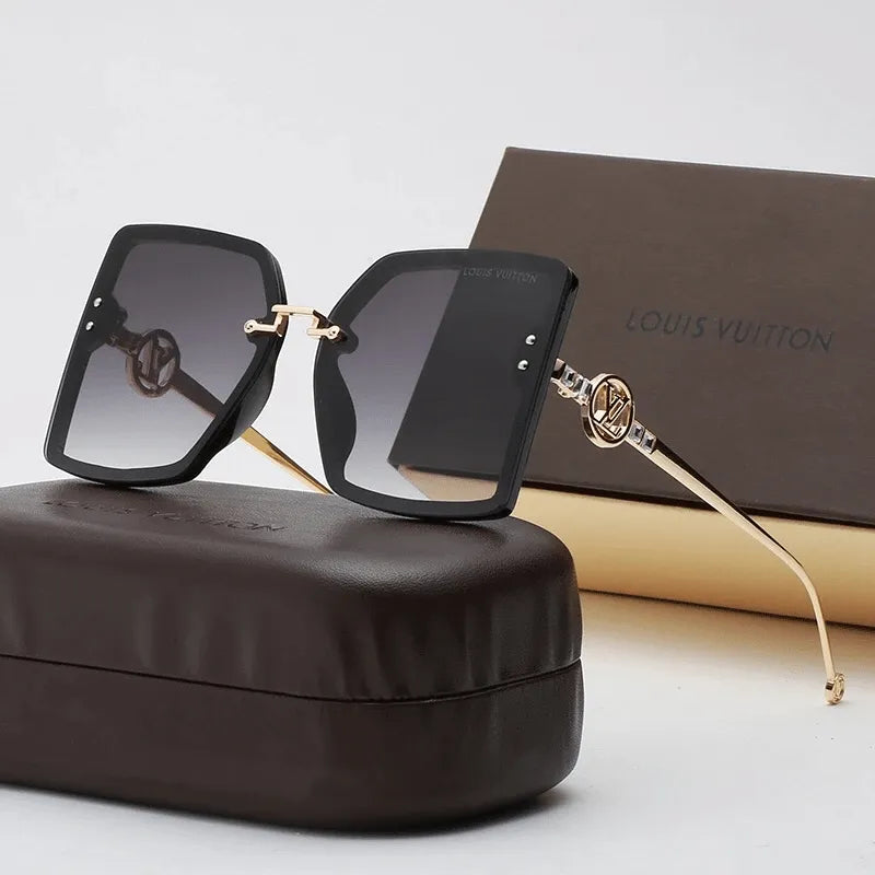 Louis Vuitton Oversized 6-color hollow letter large-frame Polarized Sunglasses… – product image 2