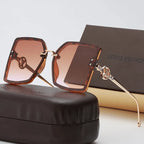 Louis Vuitton Oversized 6-color hollow letter large-frame Polarized Sunglasses… – product image 3