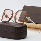 Louis Vuitton Oversized 6-color hollow letter large-frame Polarized Sunglasses… – product image 4