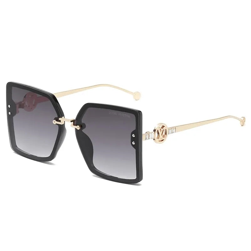 Louis Vuitton Oversized 6-color hollow letter large-frame Polarized Sunglasses… – product image 13