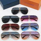 Louis Vuitton Oversized, integrated metal Polarized Sunglasses for Unisex – product image 8