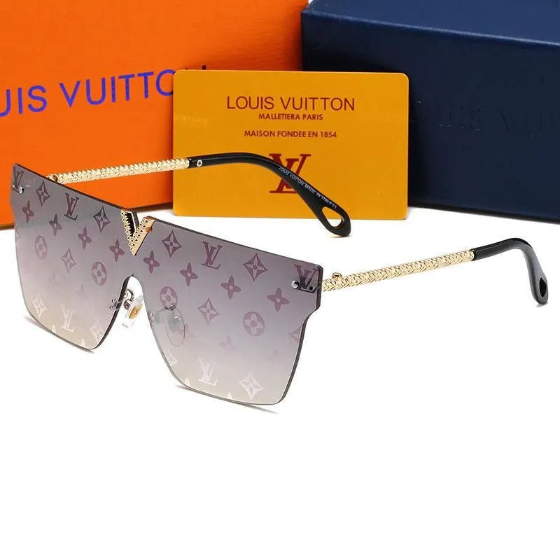 Louis Vuitton Oversized Neutral Anti-UV Watermark Polarized Sunglasses for Unisex – product image 1
