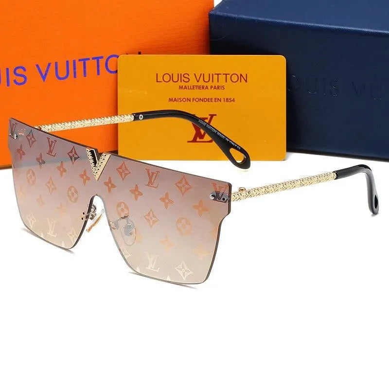 Louis Vuitton Oversized Neutral Anti-UV Watermark Polarized Sunglasses for Unisex – product image 2