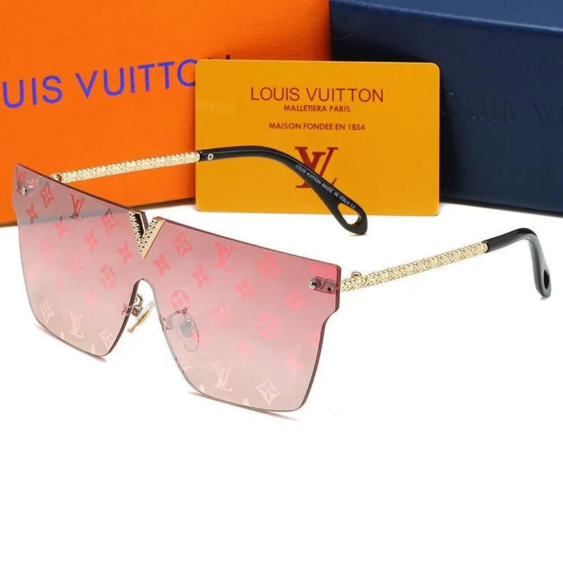 Louis Vuitton Oversized Neutral Anti-UV Watermark Polarized Sunglasses for Unisex – product image 4