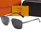 Louis Vuitton Oversized Neutral Watermark Metal Polarized Sunglasses for Unisex – product image 5