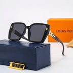 Louis Vuitton Oversized Retro Chain Metal Frame Sunglasses for Unisex – product image 1
