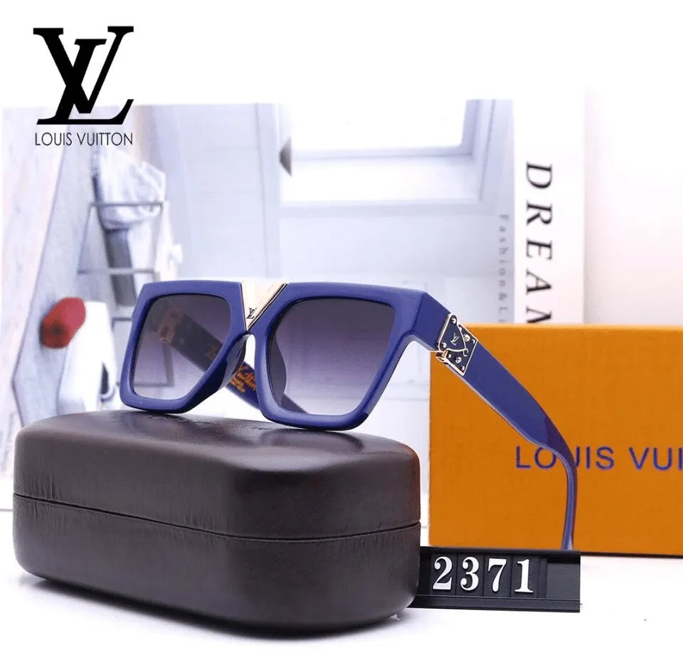 Louis Vuitton Oversized Unisex Metal V-shaped Design Sunglasses for Unisex – product image 2
