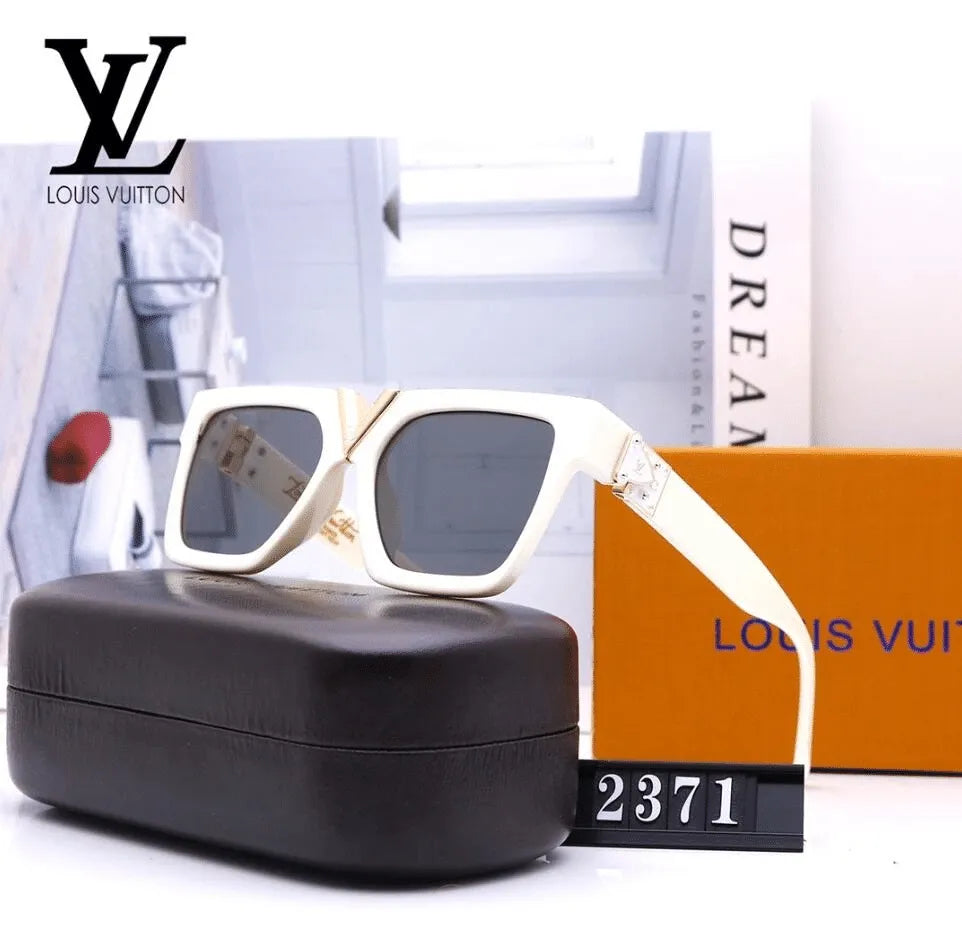 Louis Vuitton Oversized Unisex Metal V-shaped Design Sunglasses for Unisex – product image 4