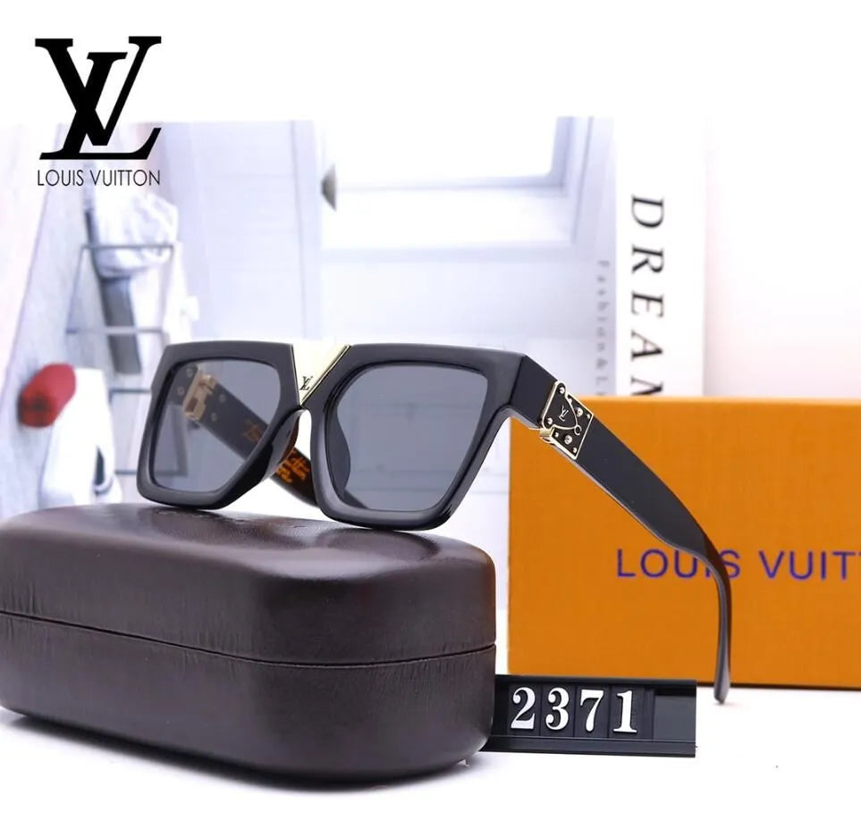 Louis Vuitton Oversized Unisex Metal V-shaped Design Sunglasses for Unisex – product image 6