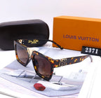 Louis Vuitton Oversized Unisex Metal V-shaped Design Sunglasses for Unisex – product image 11