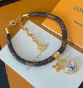 Louis Vuitton Personalized Leather Bracelet – Luxury Jewelry – product image 1