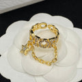 Louis Vuitton Personalized Star Chain Open Ring – Luxury Designer Jewelry – product image 3