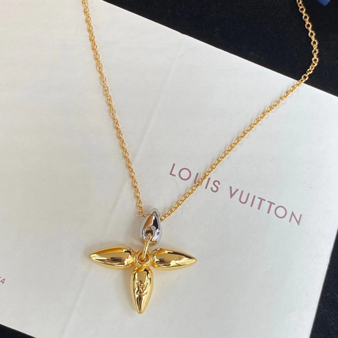 Louis Vuitton Petal Pendant Necklace – Luxury Designer Jewelry – product image 2