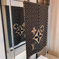 Louis Vuitton Plaid Panel Monogram Cashmere Scarf Shawl for Women – product image 13