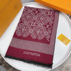 Louis Vuitton Premium Woven 1854s Jacquard Warm Scarf Shawl for Women – product image 2