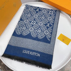 Louis Vuitton Premium Woven 1854s Jacquard Warm Scarf Shawl for Women – product image 3