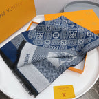 Louis Vuitton Premium Woven 1854s Jacquard Warm Scarf Shawl for Women – product image 7
