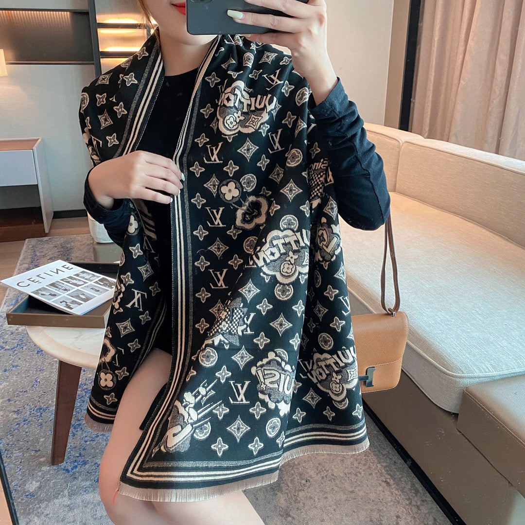 Louis Vuitton Premium Woven 5 Colors Autumn/Winter Scarf for Women – product image 7