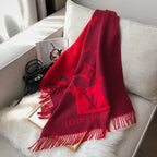 Louis Vuitton Premium Woven Double-sided Jacquard Pocket Scarf for Women – product image 22