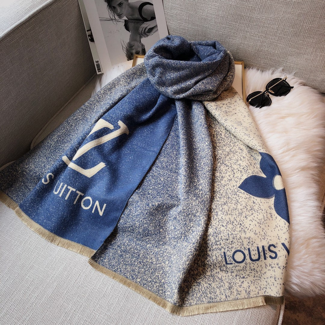 Louis Vuitton Premium Woven Gradient Color Scarf for Women – product image 12