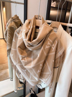 Louis Vuitton Premium Woven Rabbit Velvet Monogram Fringe Scarf Shawl – product image 34