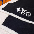 Louis Vuitton Premium Woven Solid Embroidered Monogram Scarf for Women – product image 17