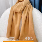 Louis Vuitton Premium Woven Solid Embroidered Monogram Scarf for Women – product image 9