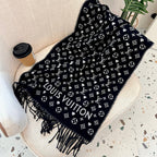 Louis Vuitton Premium Woven Vintage Embossed Scarf for Women – product image 1