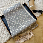 Louis Vuitton Premium Woven Vintage Embossed Scarf for Women – product image 18