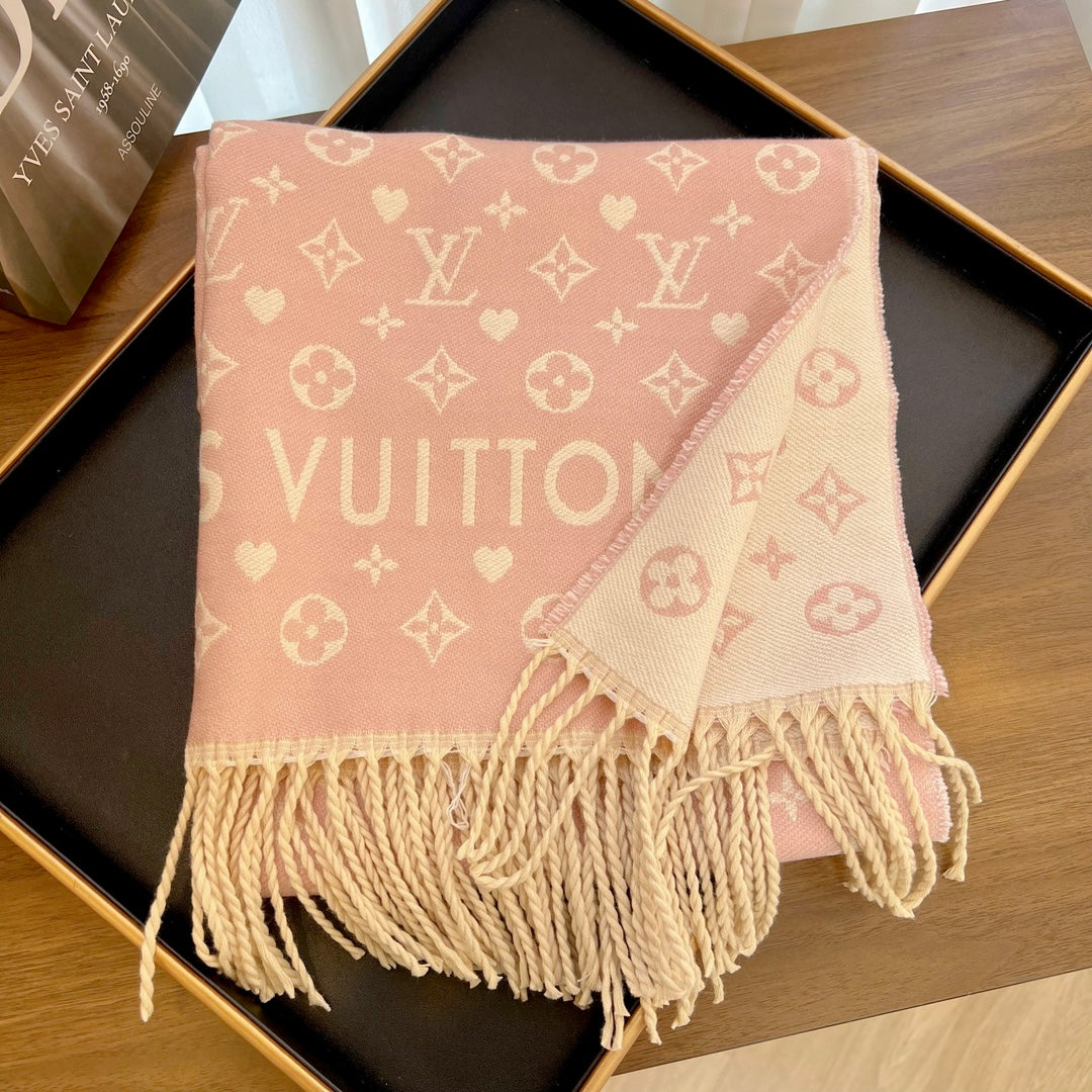 Louis Vuitton Premium Woven Vintage Embossed Scarf for Women – product image 21