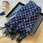 Louis Vuitton Premium Woven Vintage Embossed Scarf for Women – product image 25