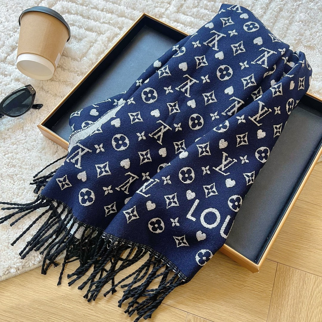 Louis Vuitton Premium Woven Vintage Embossed Scarf for Women – product image 25