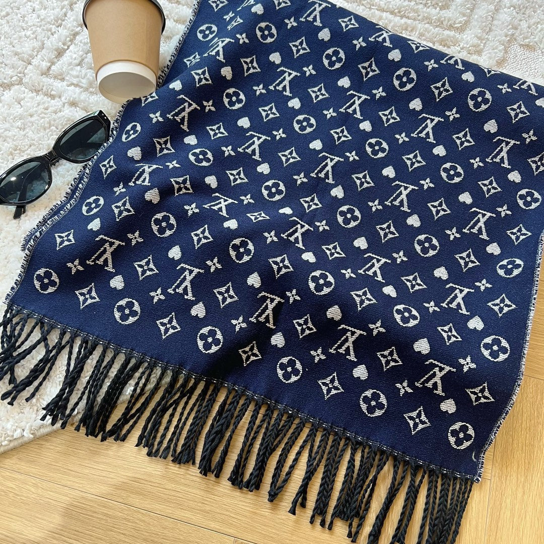 Louis Vuitton Premium Woven Vintage Embossed Scarf for Women – product image 3