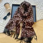 Louis Vuitton Premium Woven Vintage Embossed Scarf for Women – product image 5