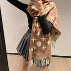 Louis Vuitton Premium Woven Wild At Heart Series Monogram Fringe Scarf Shawl – product image 5