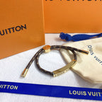 Louis Vuitton Print Leather Bracelet – Luxury Jewelry – product image 4